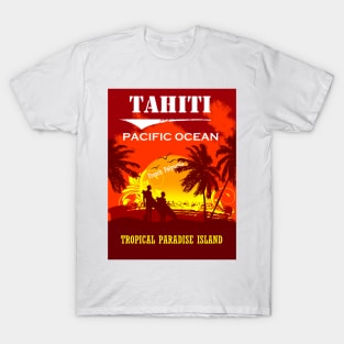 TAHITI Tropical Paradise Island T-Shirt